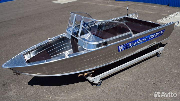 Новая алюминиевая моторная лодка Wyatboat 390 DCM