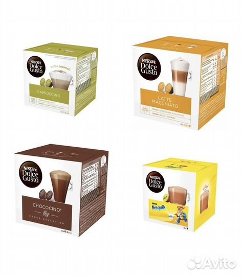 Растворимое и кофе в капсулах nescafe dolce gusto
