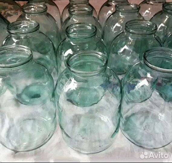 Банки(cтекло) 0.75л. / 3л. - под молоко и мёд
