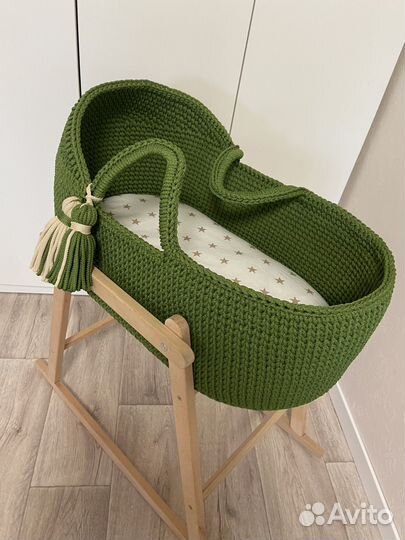 Детская Люлька-колыбель, вязанная