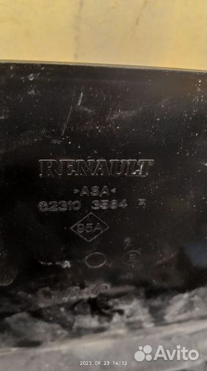 Решетка радиатора renault duster рестайлинг