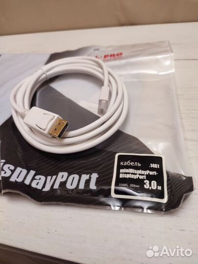 Mini DisplayPort - DisplayPort 3 метра