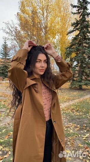 Плащ тренч женский