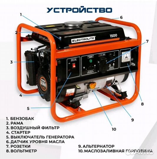 Бензиновый генератор