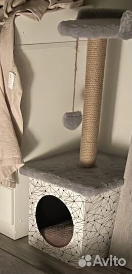 Домик для кошки с когтеточкой