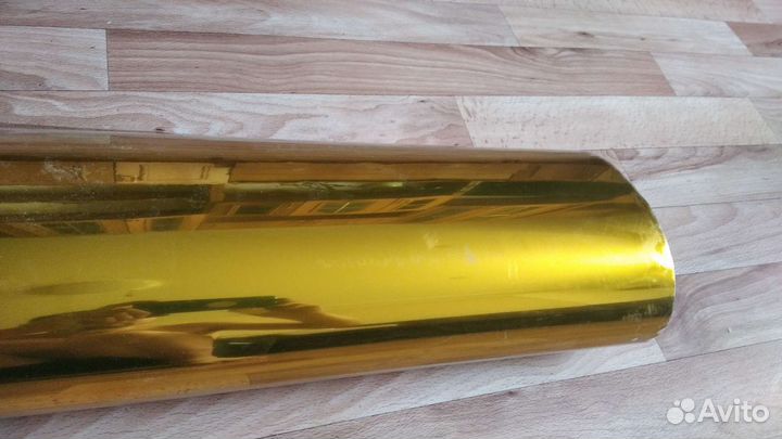 Плёнка винил золотой хром