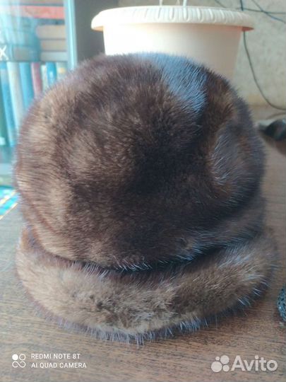 Шапка норковая женская
