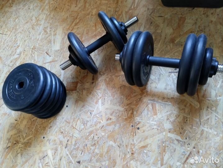 Гантели разборные