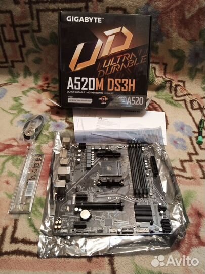 Материнская плата gigabyte A520M DS3H