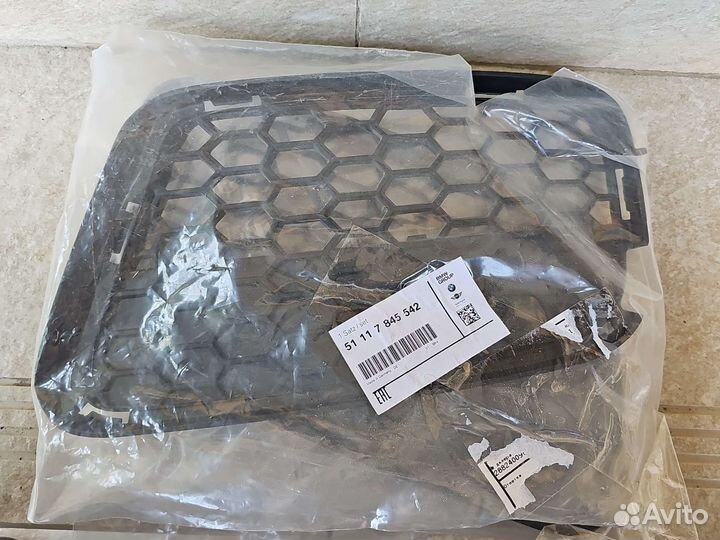 Решетка в бампер правая м пакет бмв х1 е84