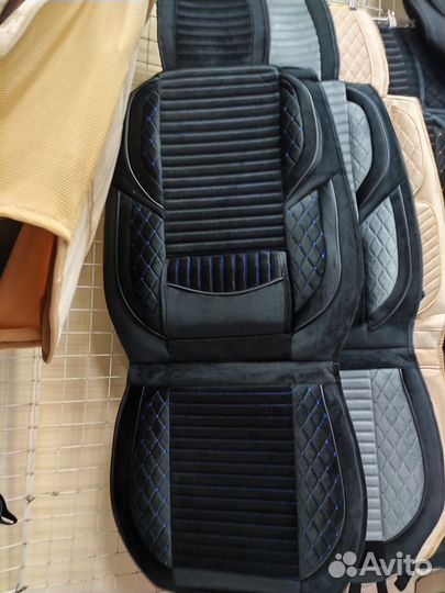 Авто чехлы на весь салон из Алькантары