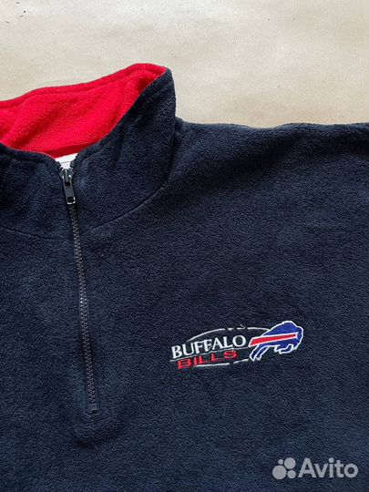 Флисовая халф-зип кофта NFL Buffalo Bills