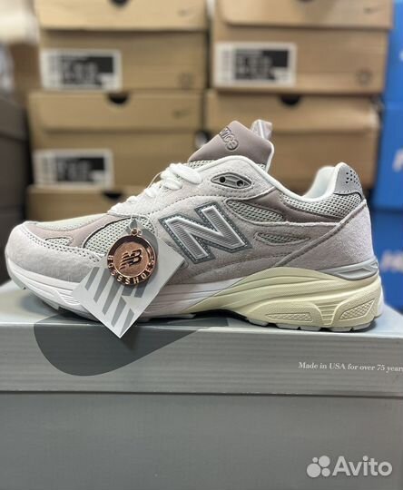 Кроссовки New balance 990 серые made in USA 36-45
