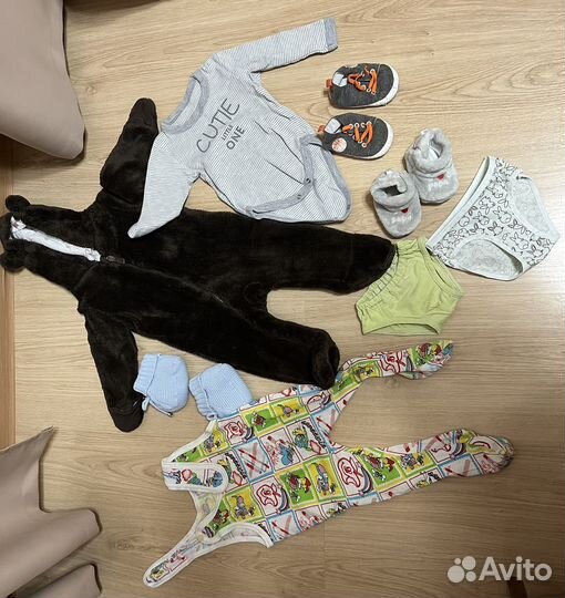 Детские вещи пакетом 56-74