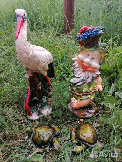 Садовые фигуры из бетона