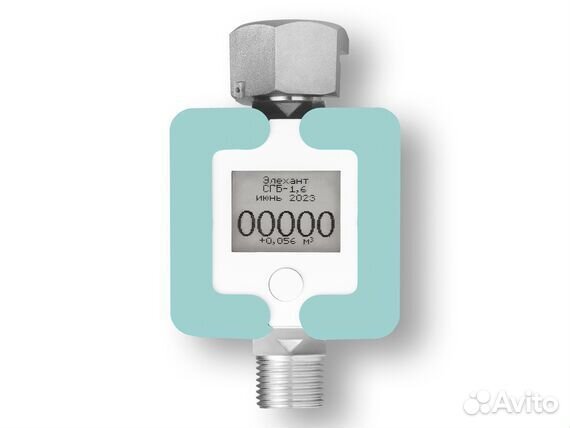 Газовый счетчик сгб-1.6 без ТК Мятный