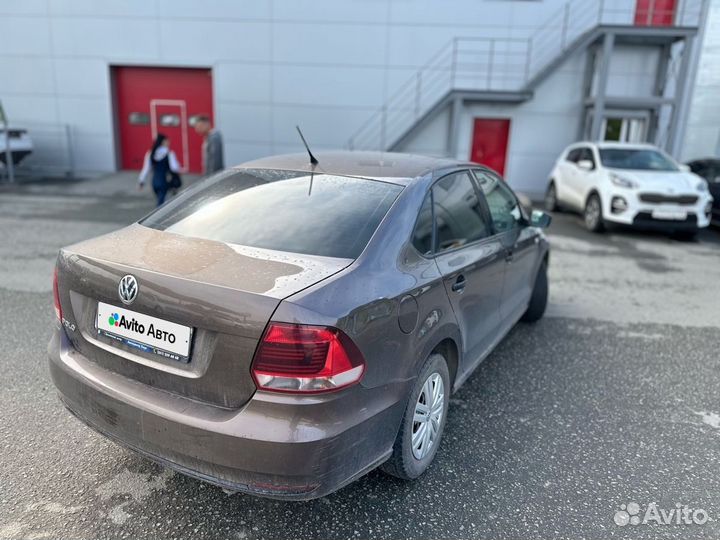 Volkswagen Polo 1.6 МТ, 2015, 118 000 км