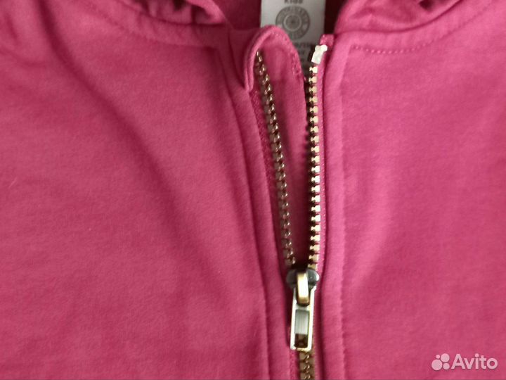 Толстовка на молнии для девочки 110 116 Швеция