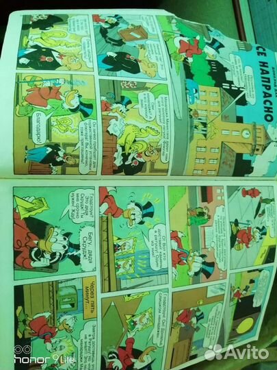 Комиксы Микки маус 2 шт 1996 год