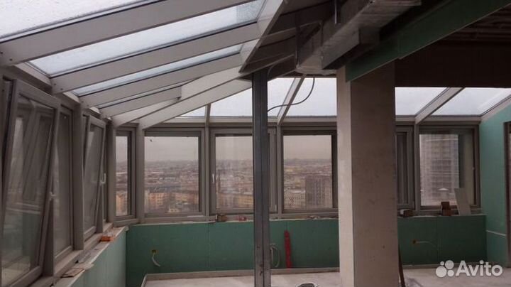 Безрамное остекление веранд беседок и террас