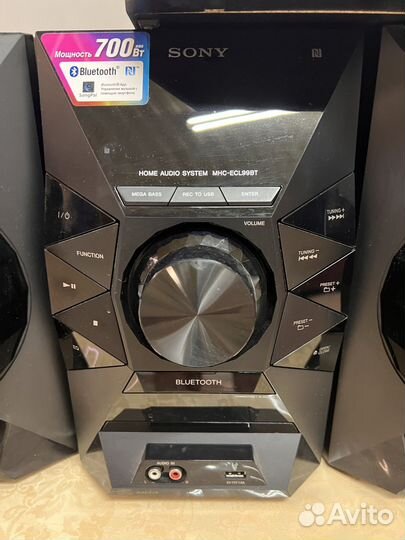 Музыкальный центр sony mhc-ecl99bt