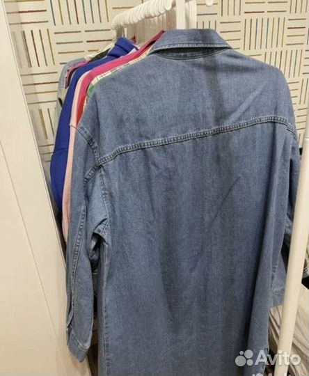 Джинсовое платье hm