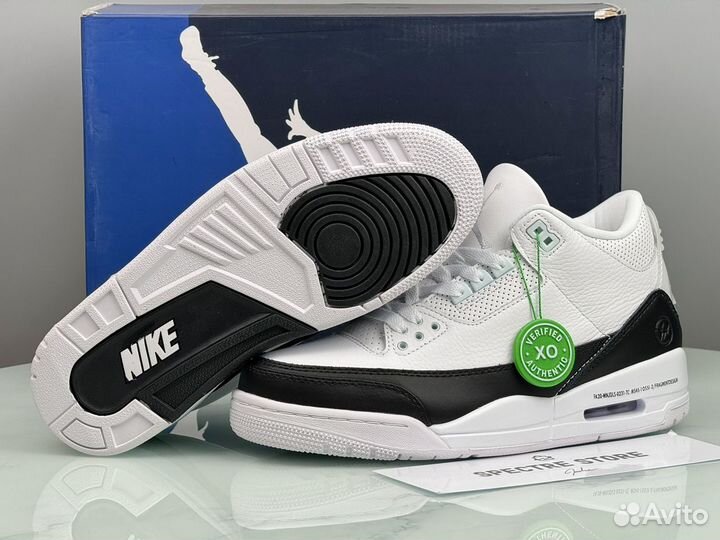 Кроссовки Nike Air Jordan 3 X Fragment Design