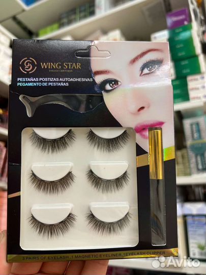 Накладные ресницы на магнитах многоразовые