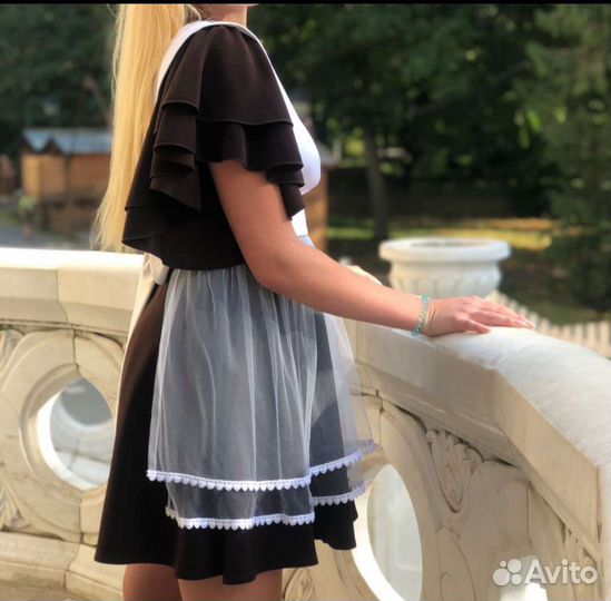 Школьный фартук и платье