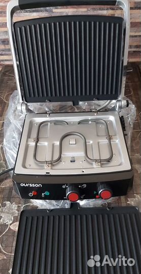 Электрический гриль oursson 2,0кВт новый