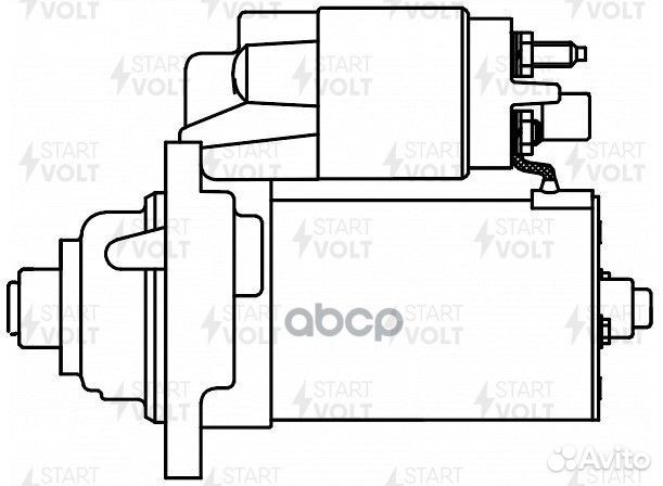 Стартер для а/м VAG Fabia (99) 1.4i MT 1,2кВт LSt