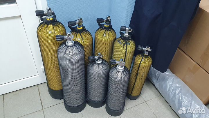 Баллоны для дайвинга от V-6 до V-18 новые