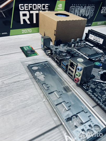 Материнская плата H510 + i5 10400f + 16Gb + кулер