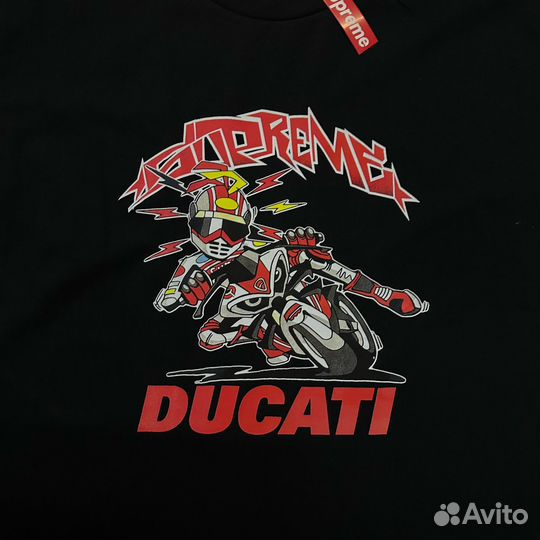 Футболка Supreme ducati logo tee
