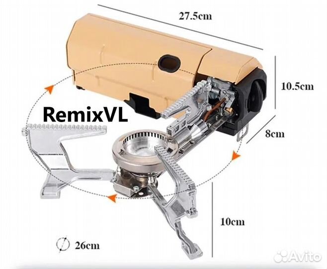 Видео обзор Плитка трансформер газовая складная