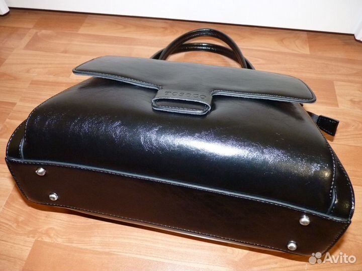 Новая Сумка из натуральной кожи Tosoco черная