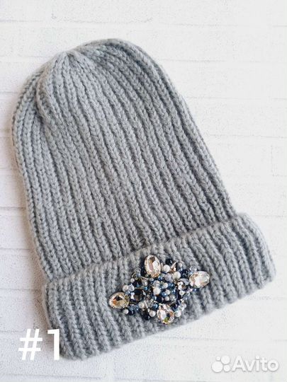 Шапка женская вязаная
