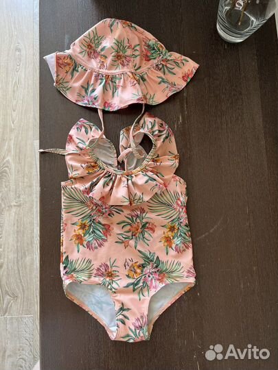Купальник и шапочка h&m 86/92