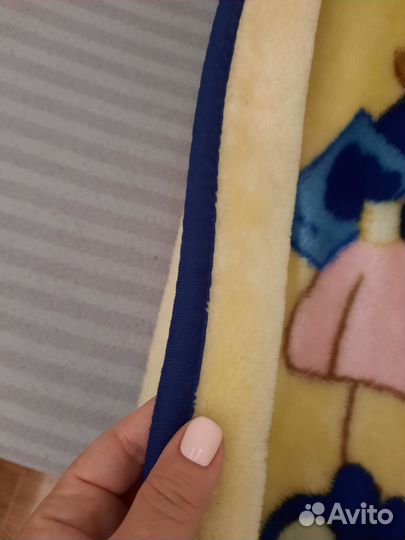 Плед на детскую кроватку или диванчик 110х140 см