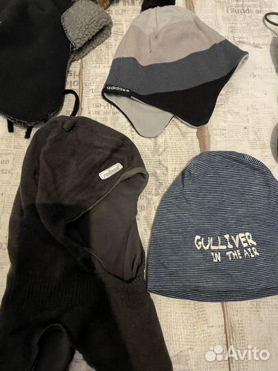 Шапки adidas,gulliver 50/52 пакетом
