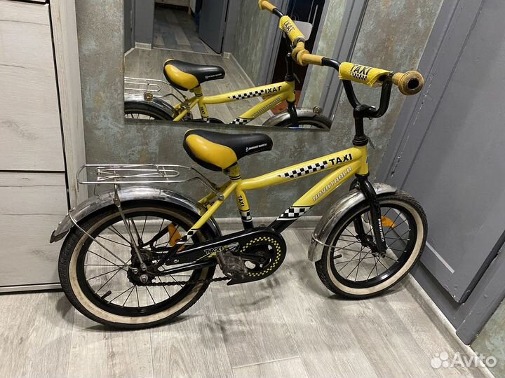 Детский велосипед novatrack taxi 16