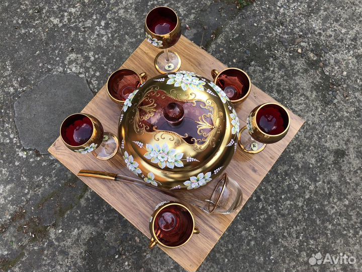 Праздничный набор посуды Богемия Bohemia rokoko