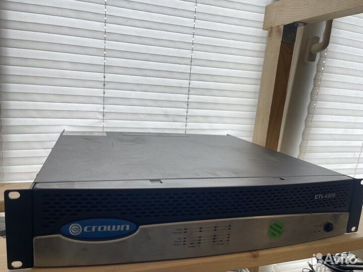 Усилителя мощности crown CTS 4200