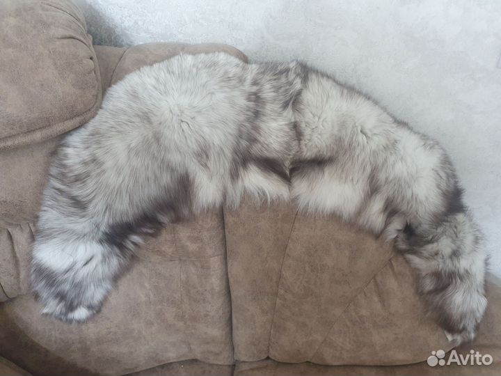 Меховой воротник песец