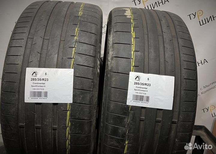 Continental SportContact 6 285/35 R23 94Y