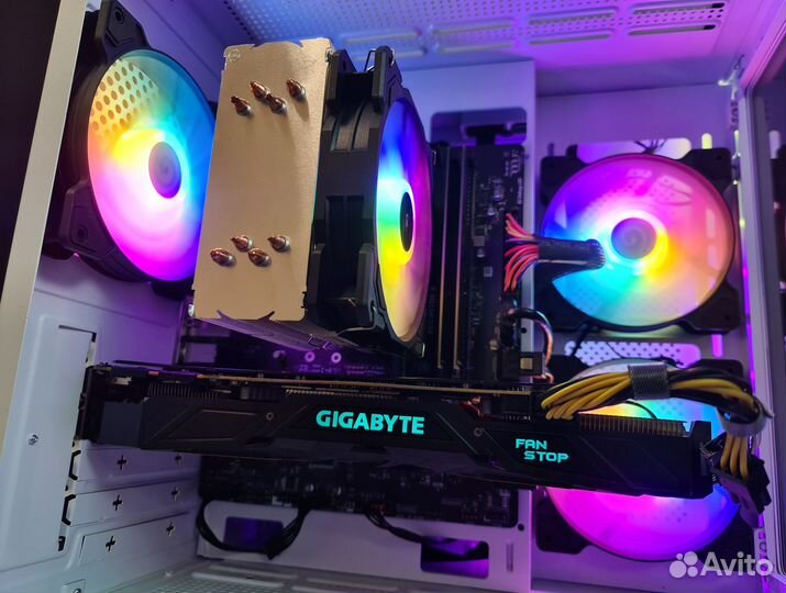 Игровой компьютер intel 10105F, GTX 1070 Ti 8GB