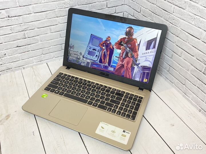 Мощный ноутбук Asus SSD/4ядра/Nvidia/Гарантия