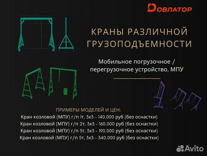 Козловой кран мпу усиленный 5т