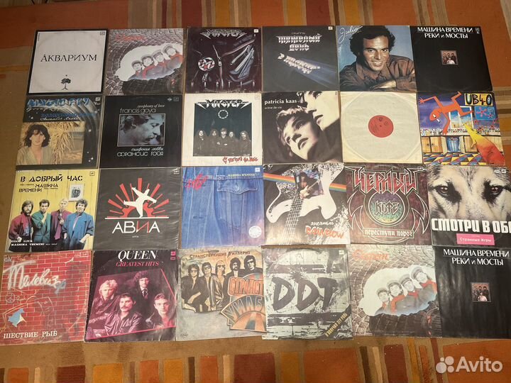 Отечественный и иностранный рок пластинки винил LP