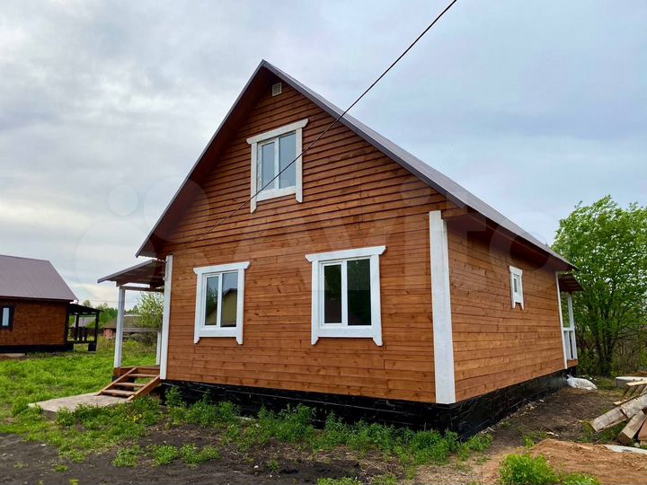 Дом 74,2 м² на участке 8 сот.